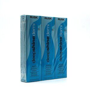 3 Pack Rusk Deepshine Demi 5.3G Light Golden Brown NEW